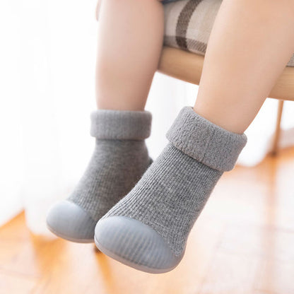 TinySteps™ Baby Loopsokken met Flexibele Rubberen Zool