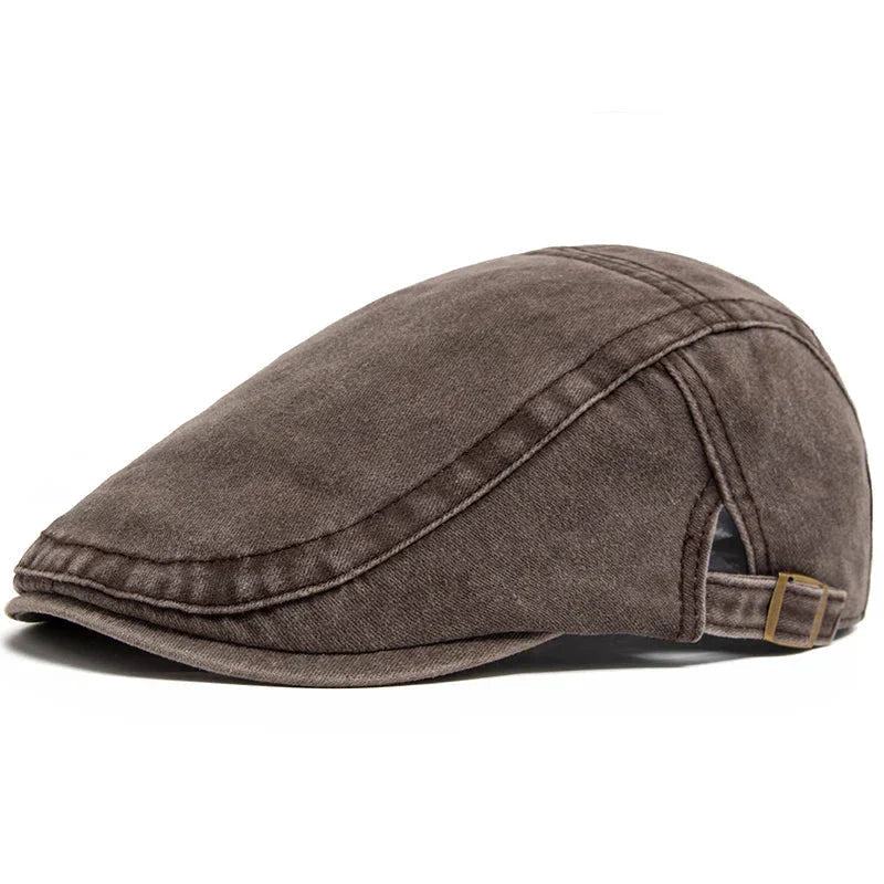 UrbanCrown™ Vintage Denim Pet met Klassieke Look
