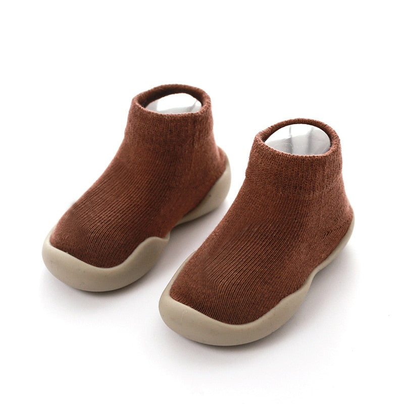 TinySteps™ Baby Loopsokken met Flexibele Rubberen Zool