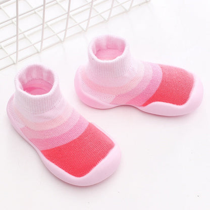 TinySteps™ Baby Loopsokken met Flexibele Rubberen Zool