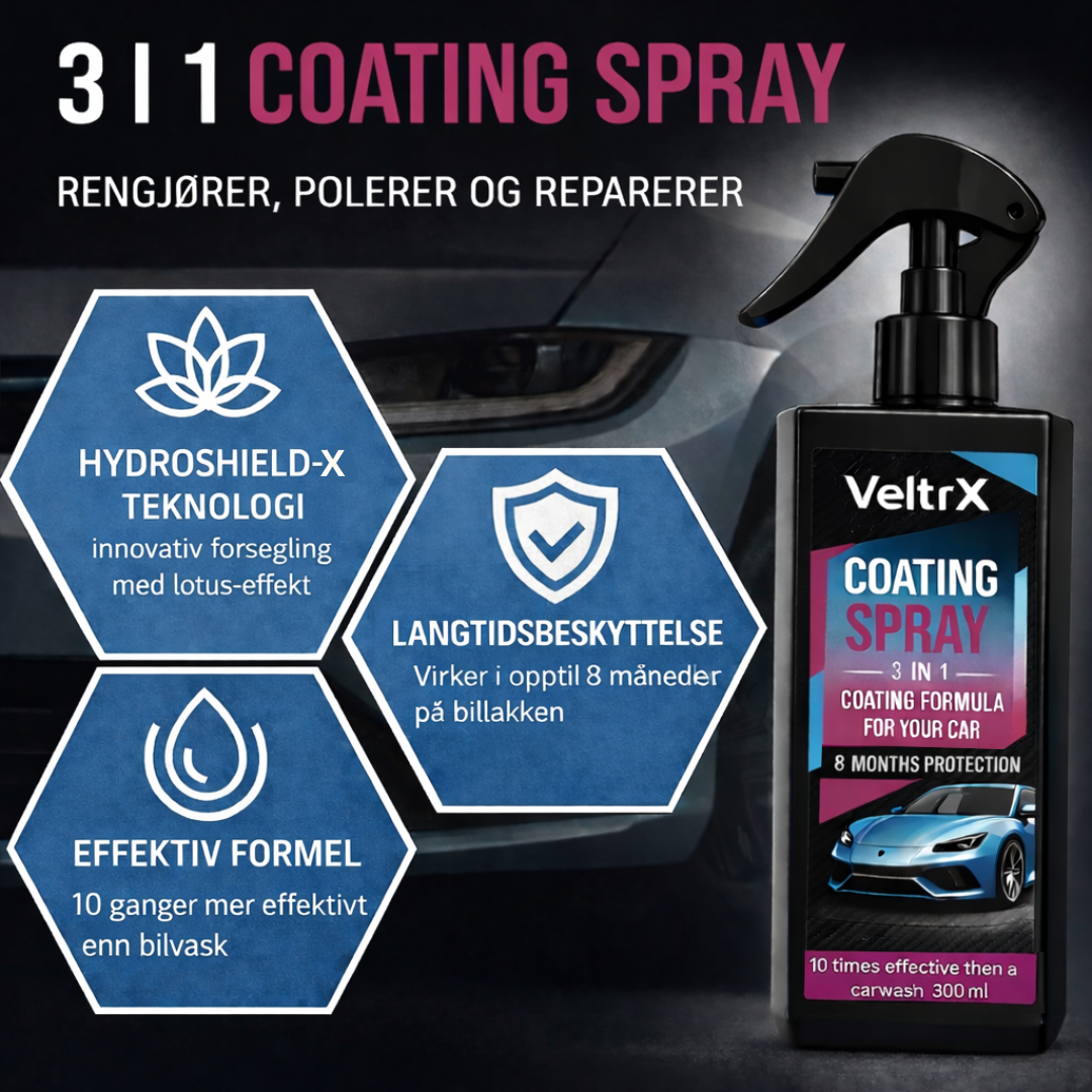 VeltrX™ - 3 in 1 Keramische spuitlakbescherming
