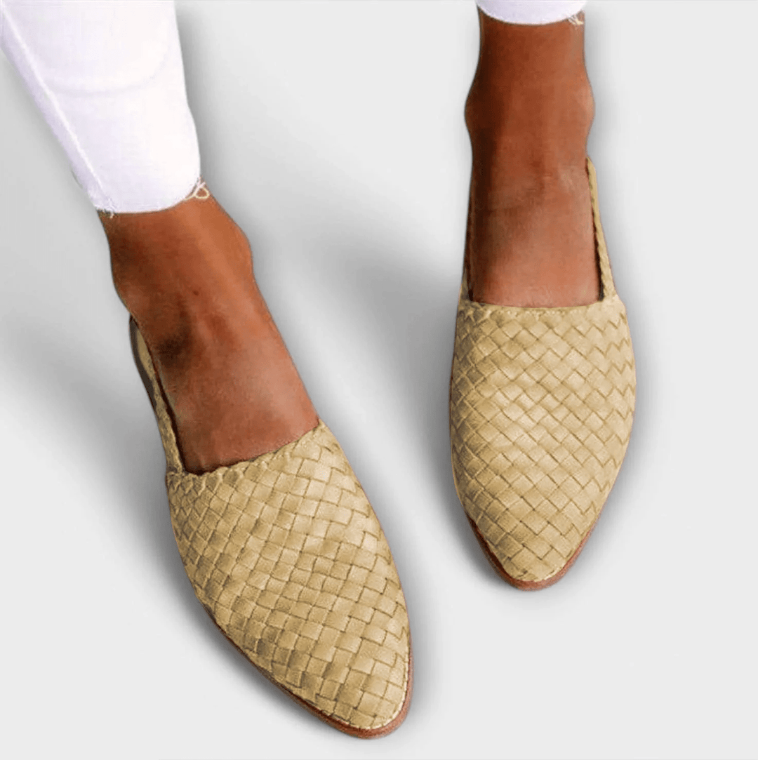 Aurora™ Luxe Geweven Loafer met Slingback