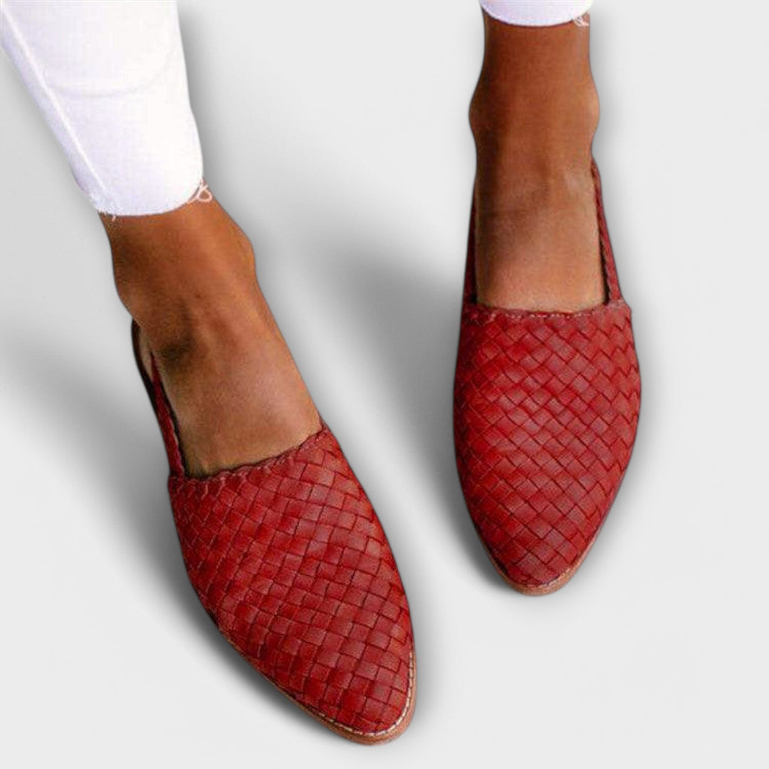 Aurora™ Luxe Geweven Loafer met Slingback