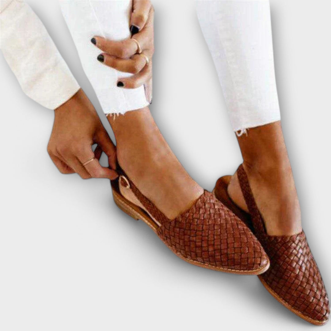 Aurora™ Luxe Geweven Loafer met Slingback