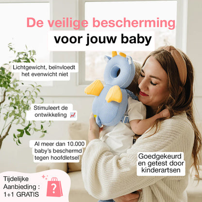 Baby Hoofdbeschermer – Zachte bescherming bij vallen