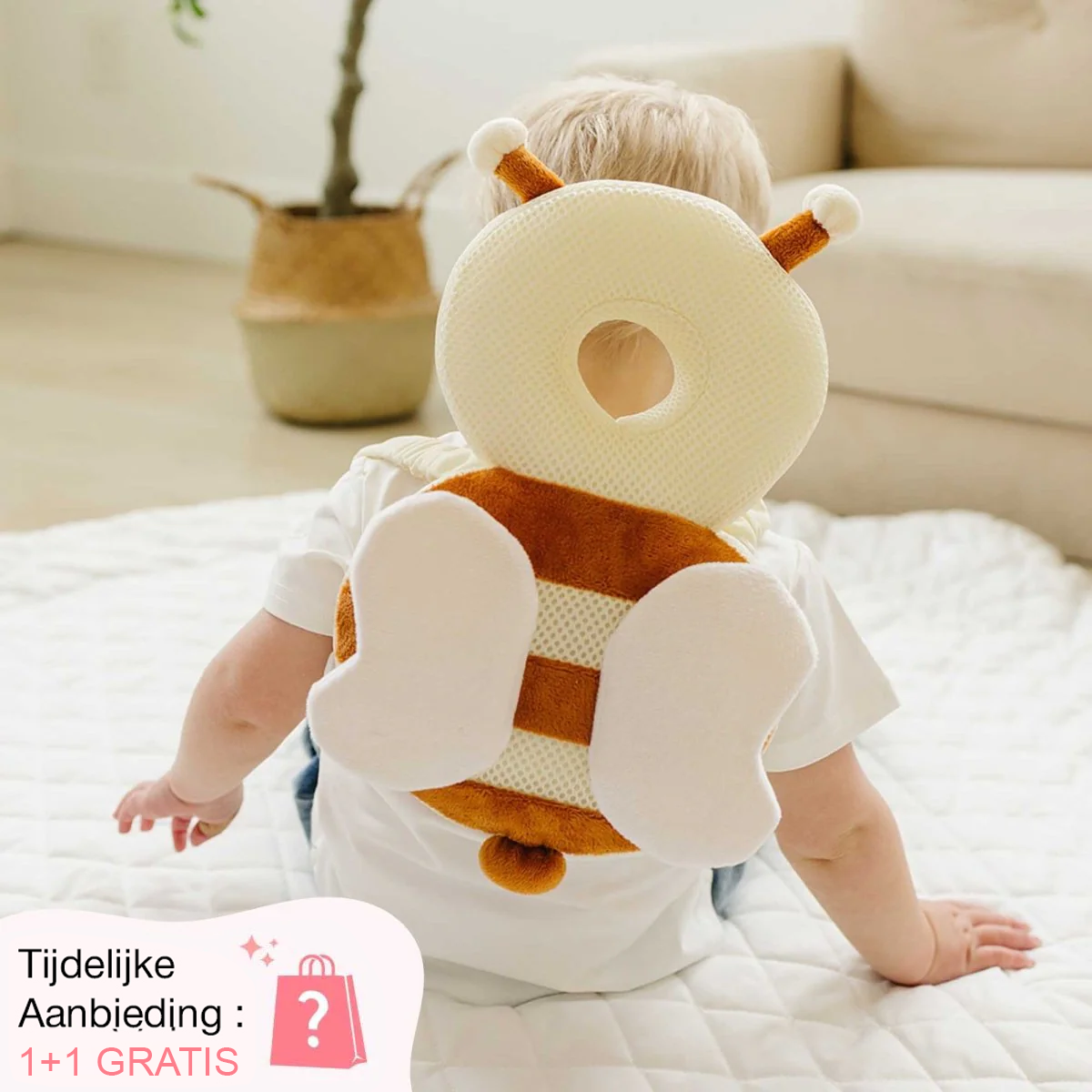 Baby Hoofdbeschermer – Zachte bescherming bij vallen