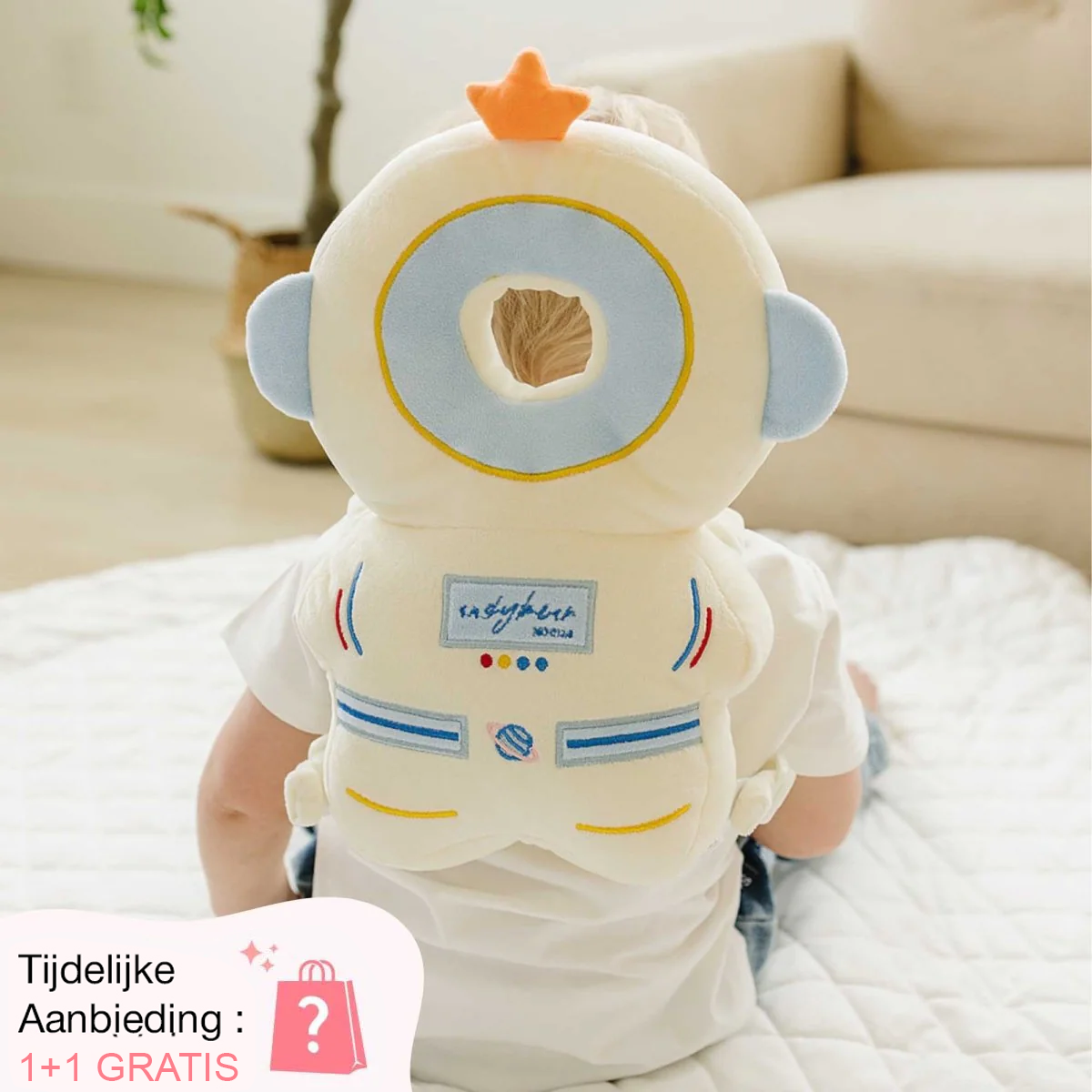 Baby Hoofdbeschermer – Zachte bescherming bij vallen