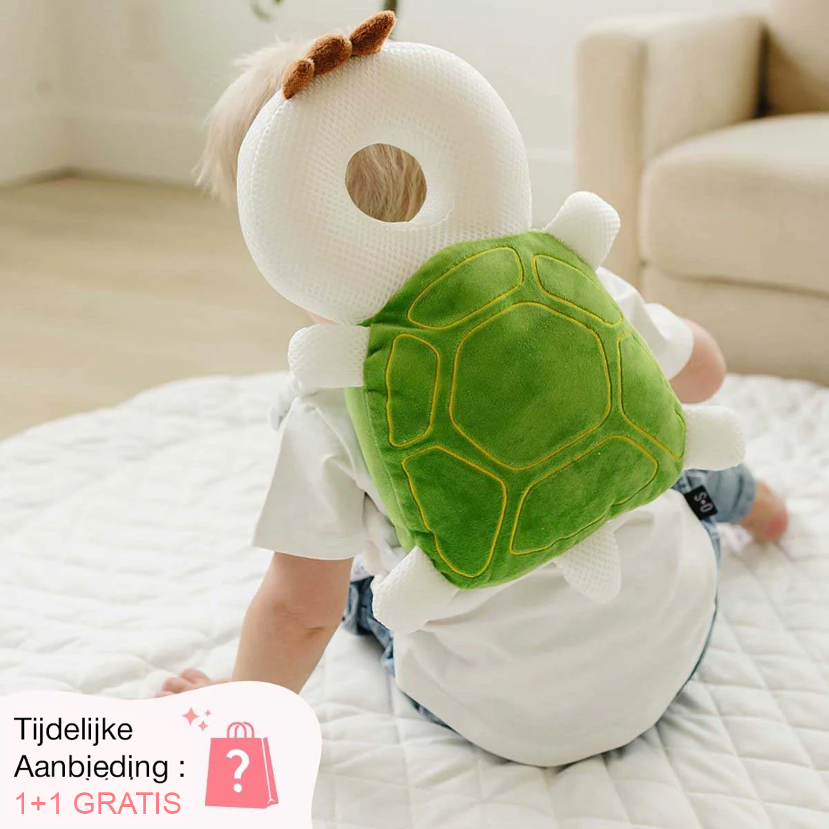 Baby Hoofdbeschermer – Zachte bescherming bij vallen