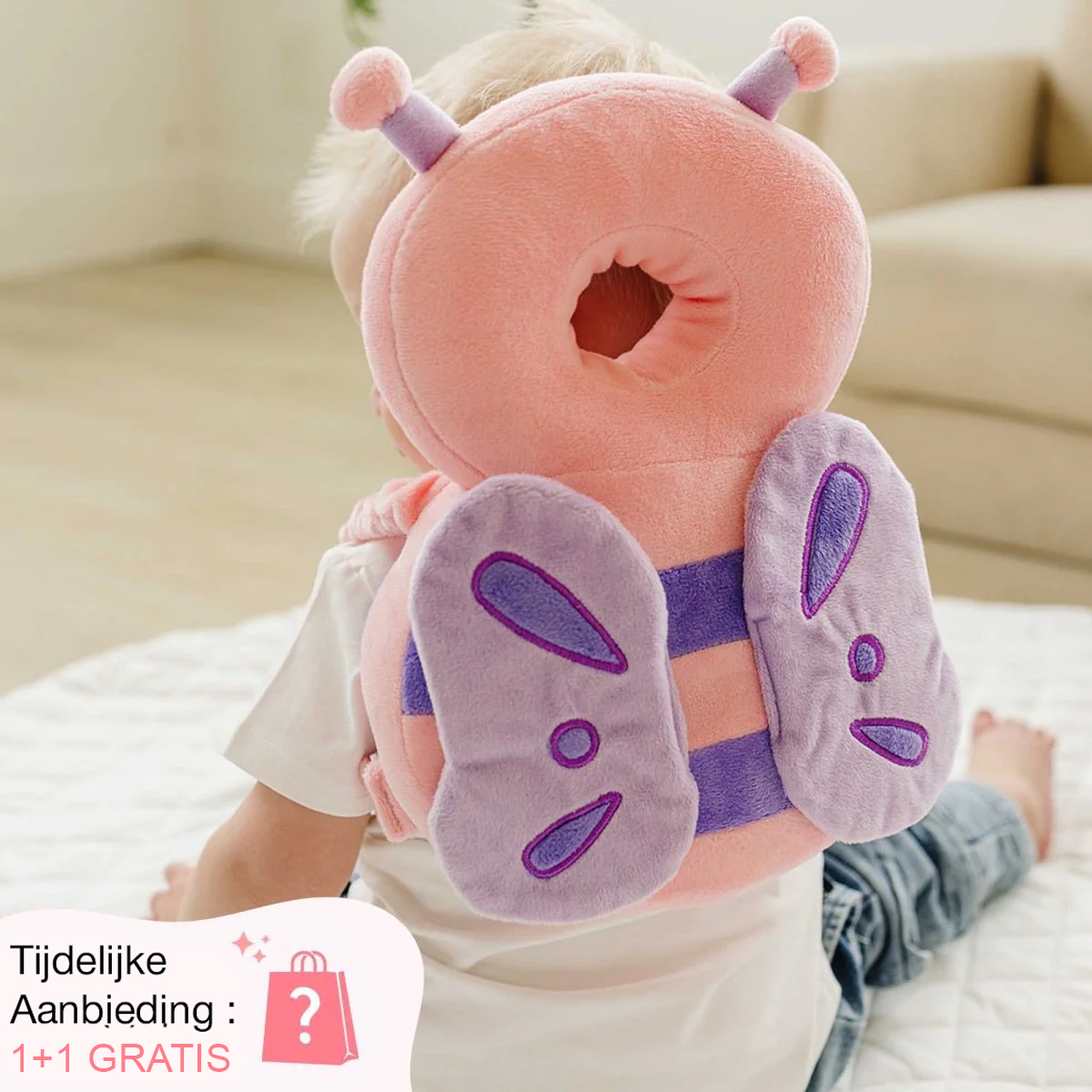 Baby Hoofdbeschermer – Zachte bescherming bij vallen