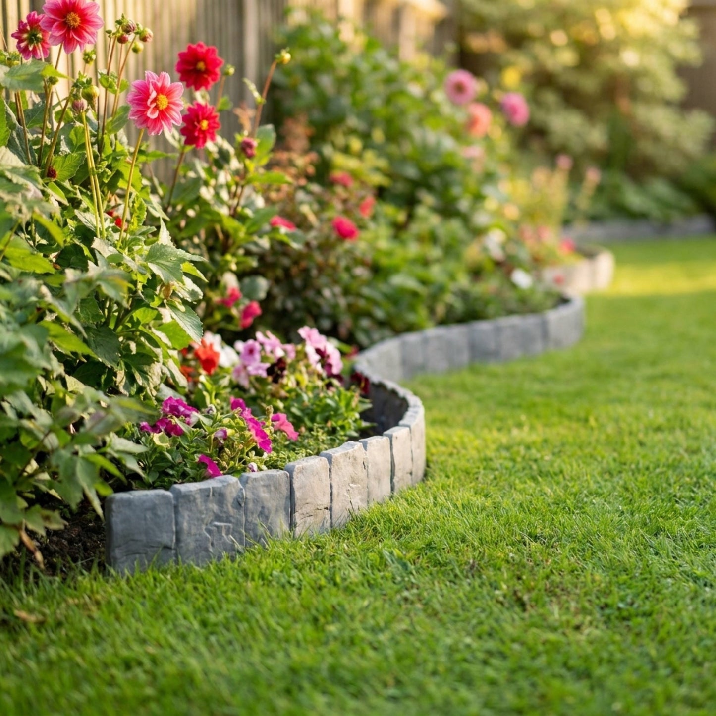 FloraSten™ Tuinrand met Realistische Steenlook