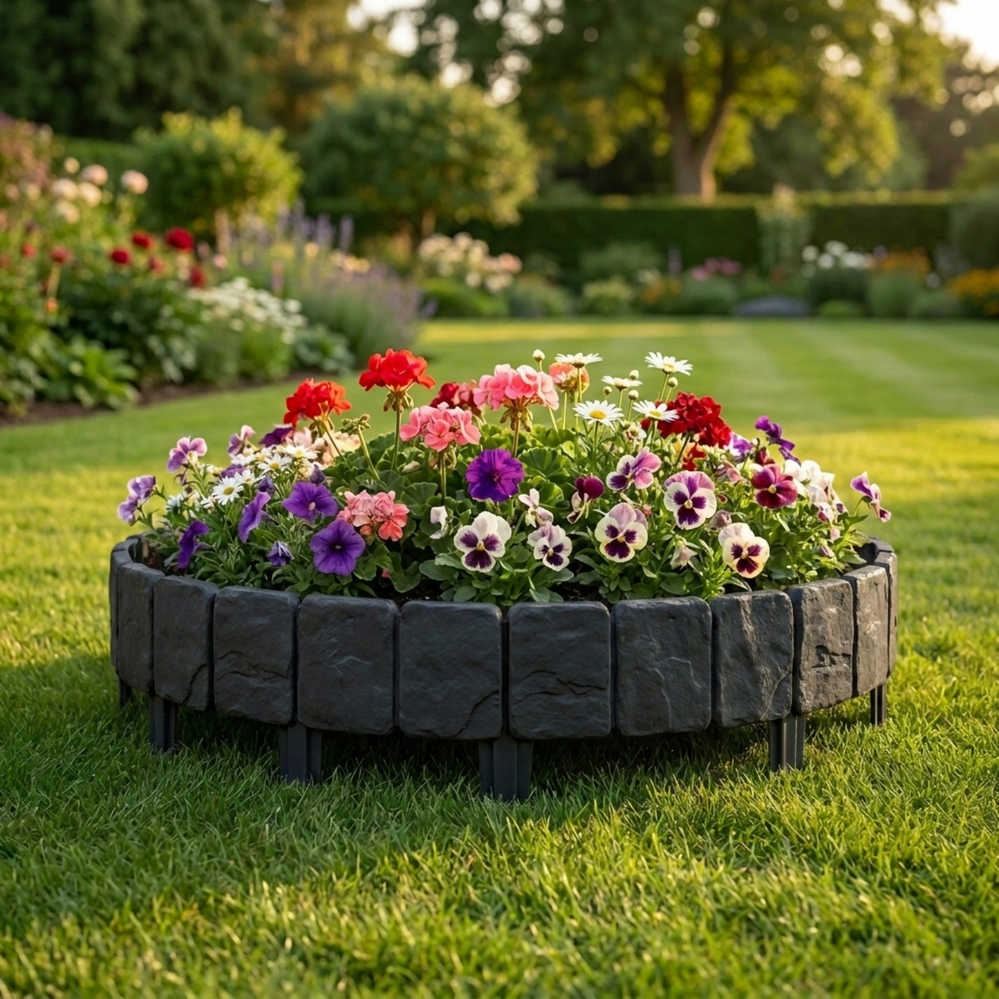 FloraSten™ Tuinrand met Realistische Steenlook