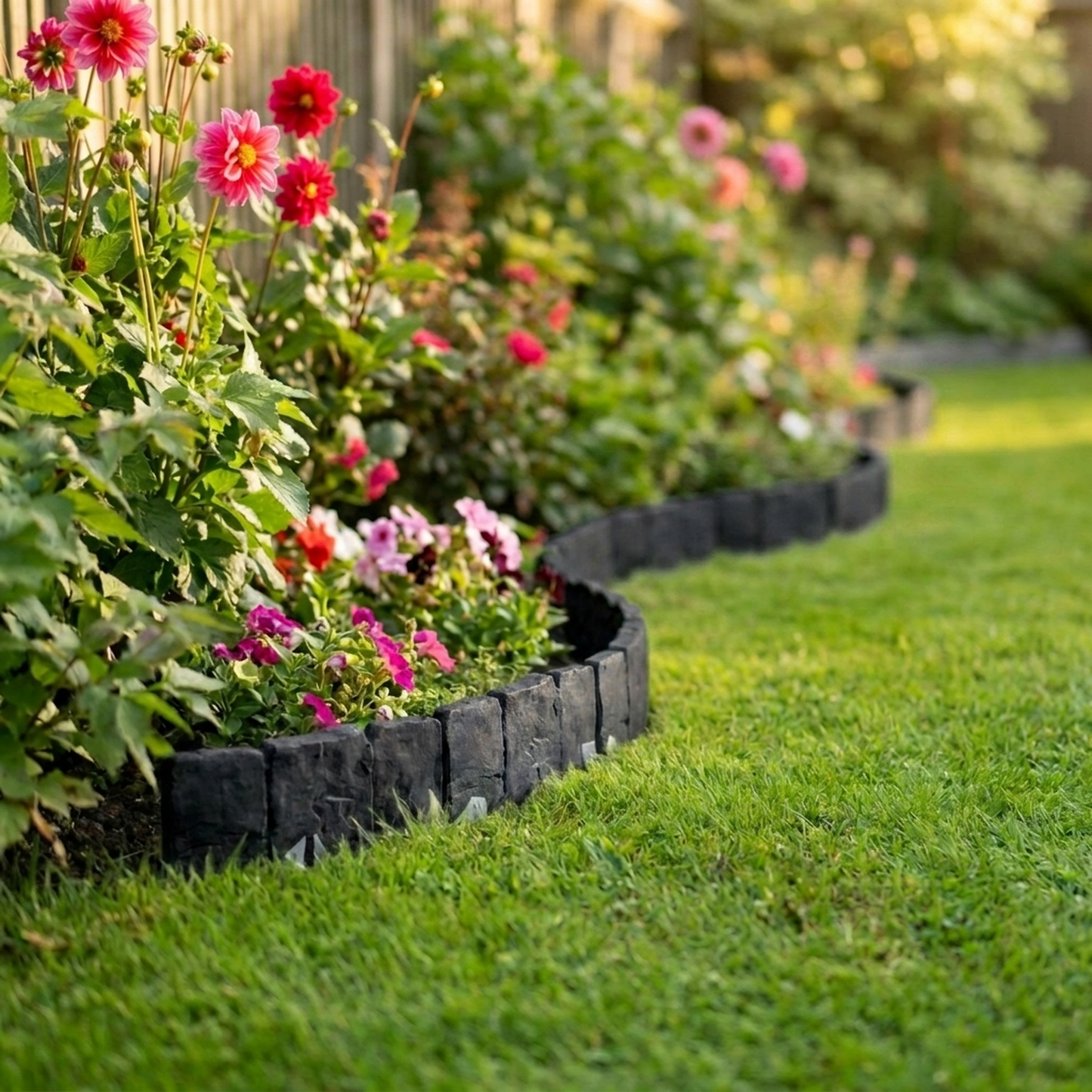 FloraSten™ Tuinrand met Realistische Steenlook