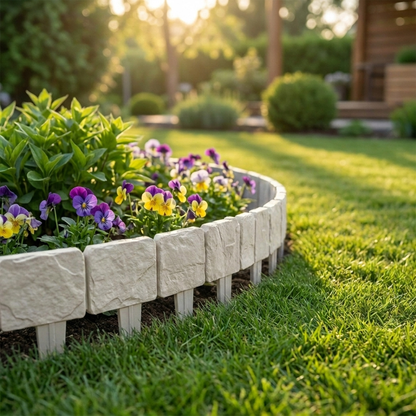 FloraSten™ Tuinrand met Realistische Steenlook
