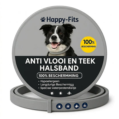 Anti Vlooien- en Tekenband – Natuurlijke Bescherming tot 8 Maanden | 1+1 GRATIS