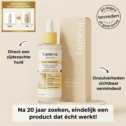 Lumeva™  | Korean Peel Shot – Verbetert je huid