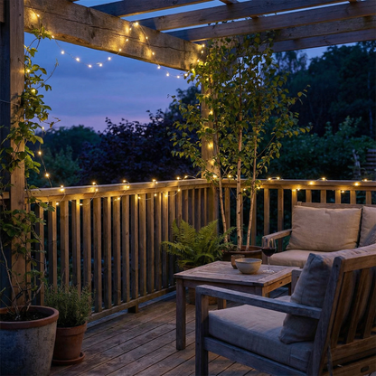 MiraGlow™ Solar Licht­slinger met Warme Sfeerverlichting