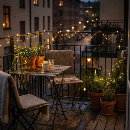 MiraGlow™ Solar Licht­slinger met Warme Sfeerverlichting