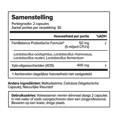 FemBalance™ – Vaginale probiotische capsules