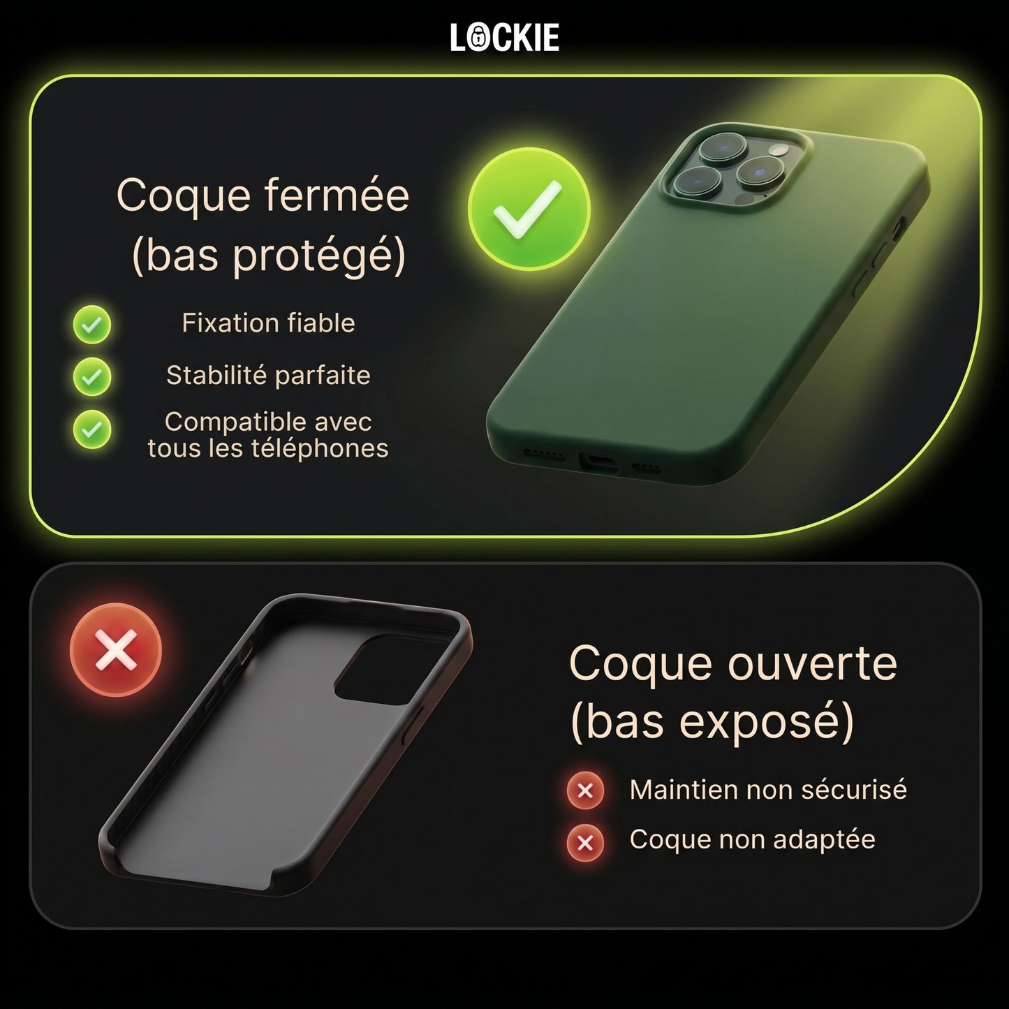 Lockie™ Anti‑Val Band voor Veilige Grip