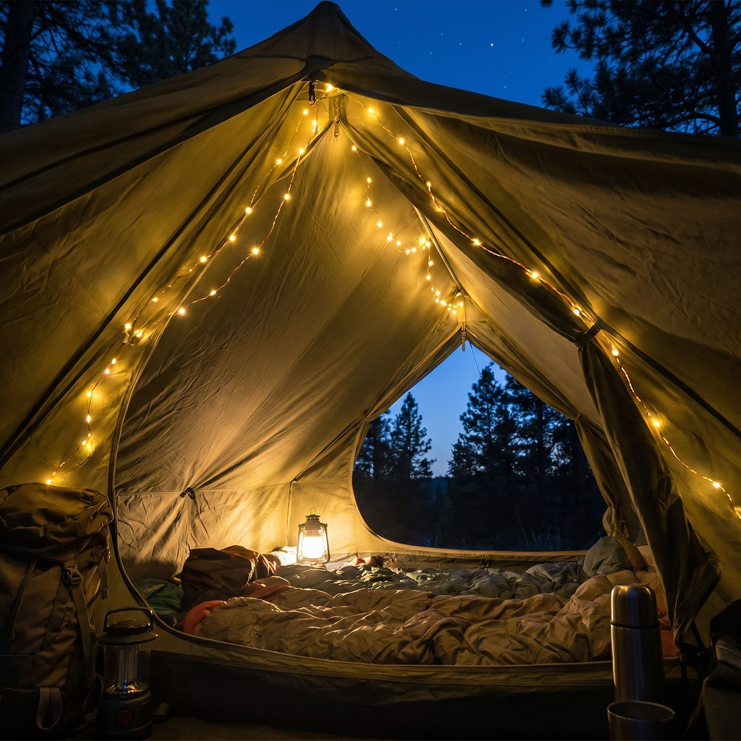 MiraGlow™ Solar Licht­slinger met Warme Sfeerverlichting
