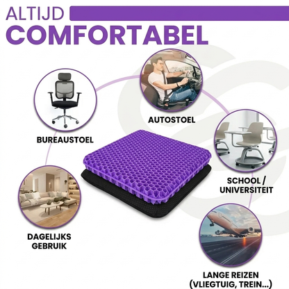 CloudComfort™ Ergonomisch Zitkussen – Ultiem comfort voor pijnvrij zitten