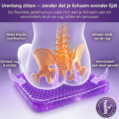 CloudComfort™ Ergonomisch Zitkussen – Ultiem comfort voor pijnvrij zitten