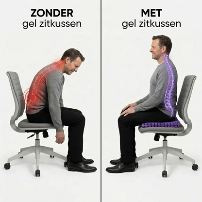 CloudComfort™ Ergonomisch Zitkussen – Ultiem comfort voor pijnvrij zitten