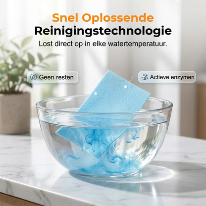 AquaClean™ | Wateroplosbare Reinigingsdoekjes