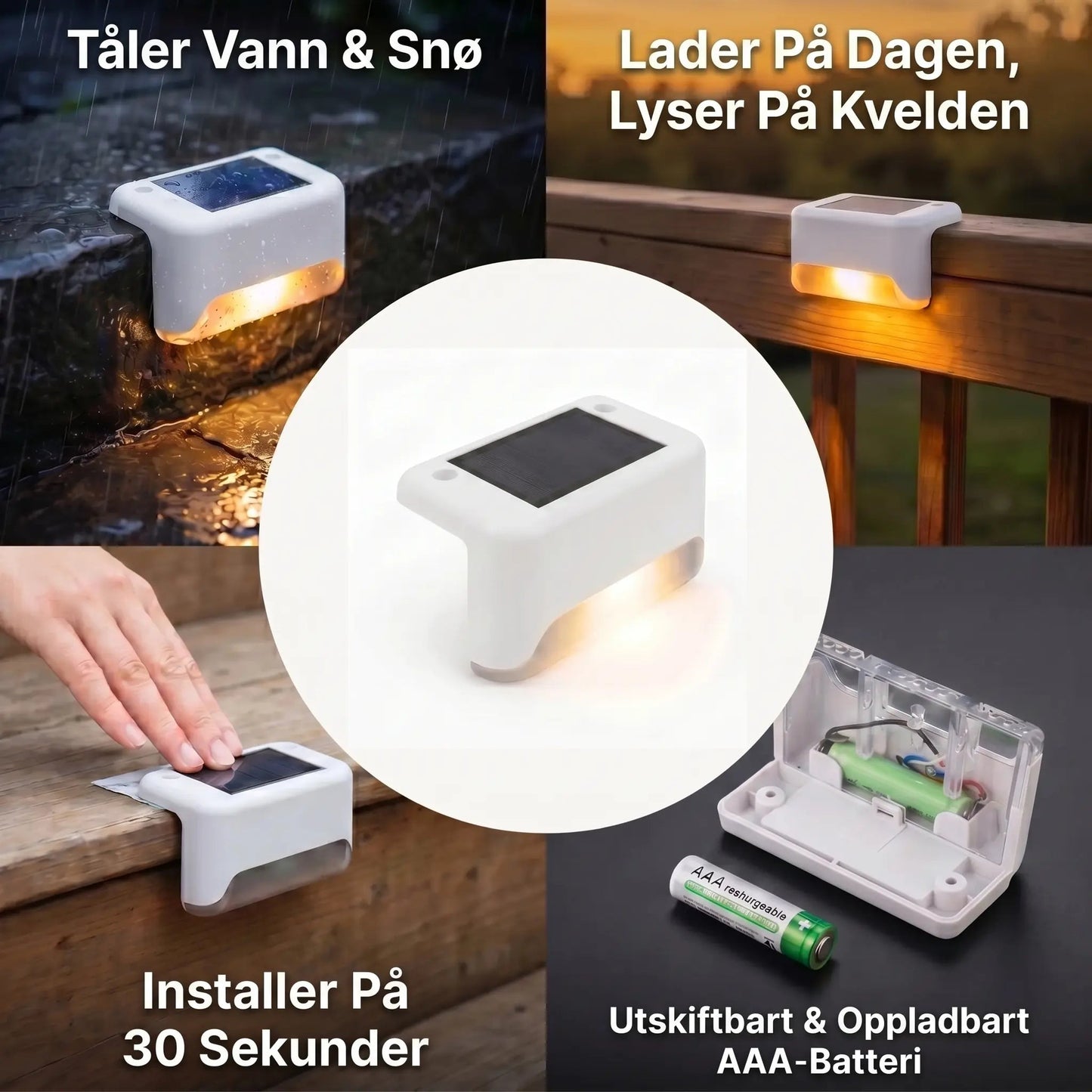 SunGlow™ Energiezuinige Solar Buitenlamp voor Tuin