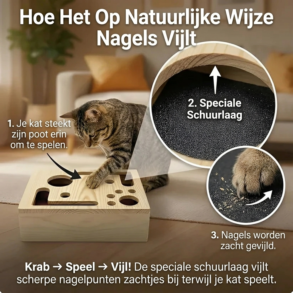 ClawSaver™ | Natuurlijke Nagelverzorging voor Katten