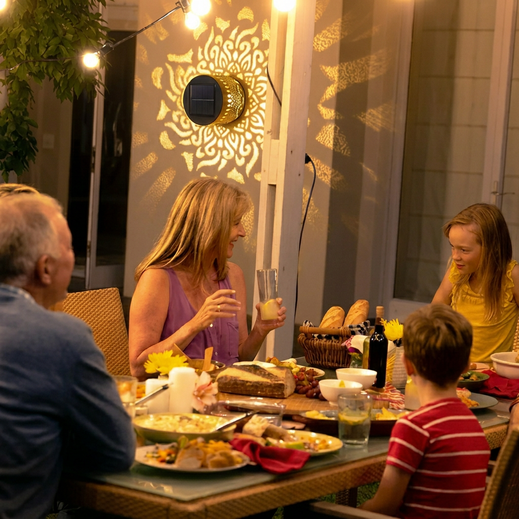 Lumiéra™ | Solar Mandala Tuinlamp met Magisch Lichteffect