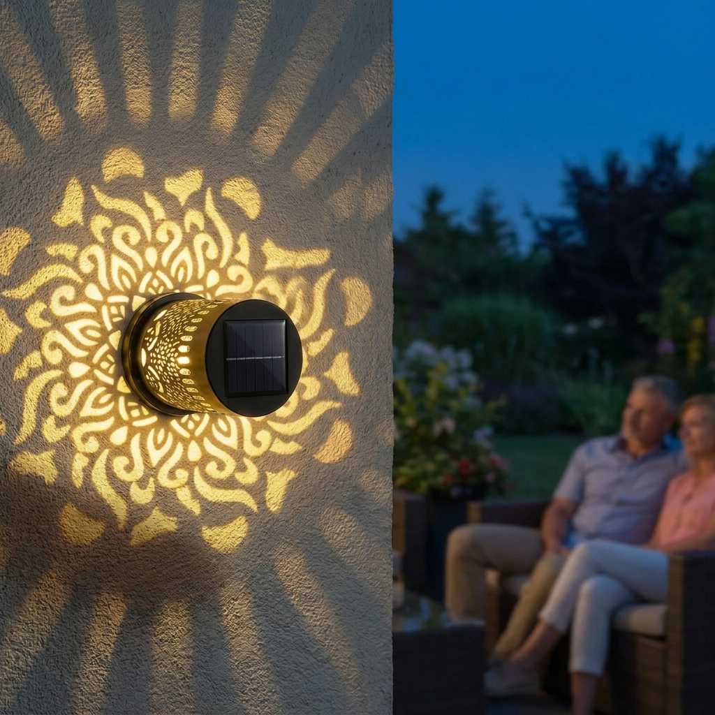 Lumiéra™ | Solar Mandala Tuinlamp met Magisch Lichteffect