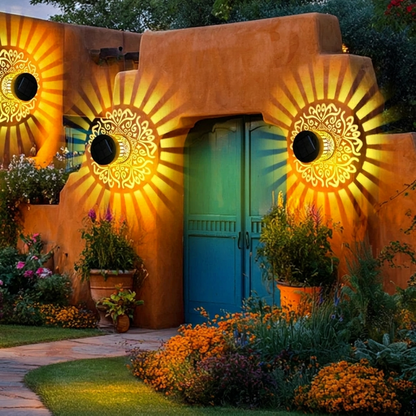 Lumiéra™ | Solar Mandala Tuinlamp met Magisch Lichteffect