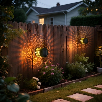 Lumiéra™ | Solar Mandala Tuinlamp met Magisch Lichteffect