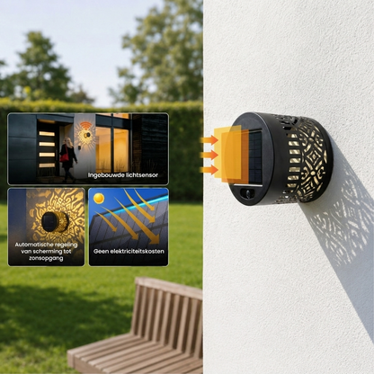 Lumiéra™ | Solar Mandala Tuinlamp met Magisch Lichteffect
