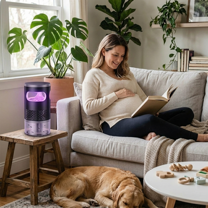 Virexa™ | Slimme UV Muggenval met Fluisterstille Zuigkracht