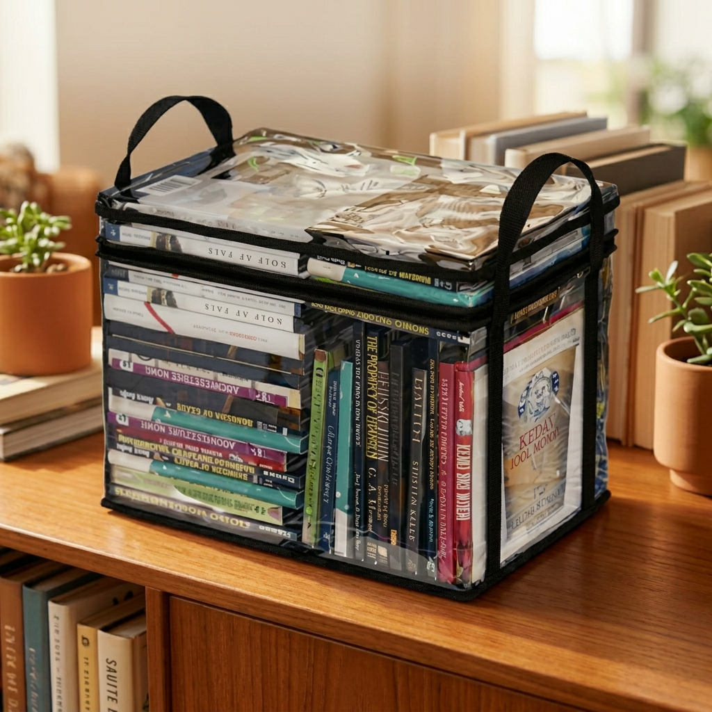Velora™ | Luxe Transparante Opbergbox met Extra Grote Opslagruimte