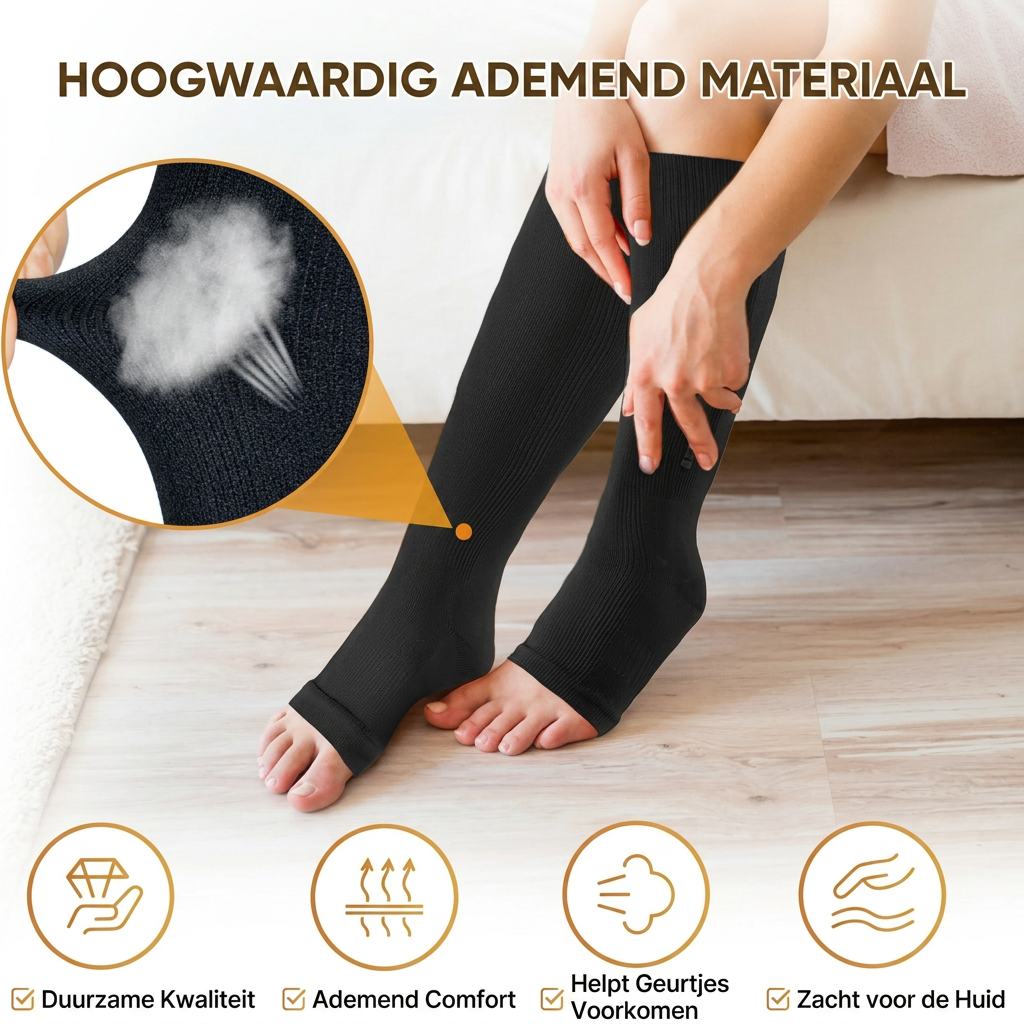 VenoZip™ Compressiesokken met Rits