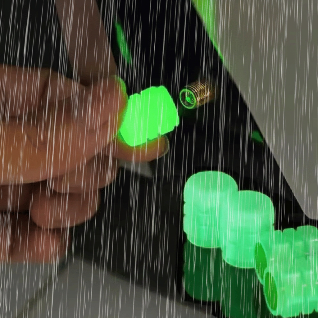 LumiDrive™ Fluorescerende Ventieldoppen – Universeel
