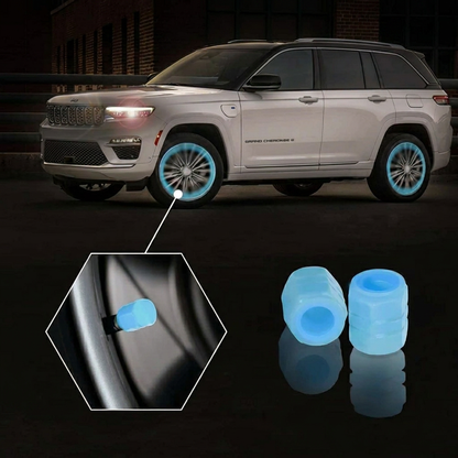 LumiDrive™ Fluorescerende Ventieldoppen – Universeel