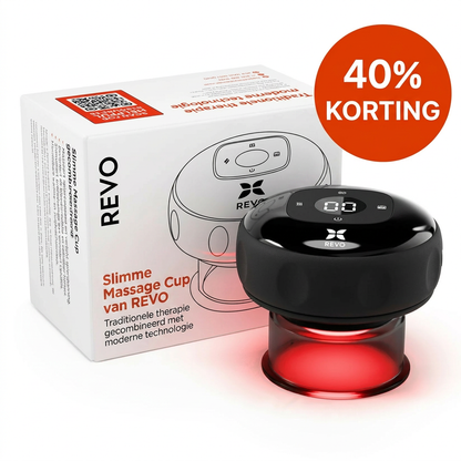 REVO™ | Red Light Cupping Therapie Massager met Warmtefunctie