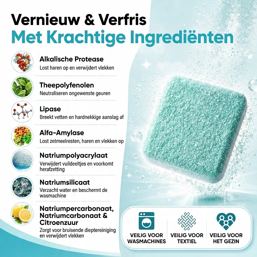 FreshGuard™ Professionele Wasmachinereiniger