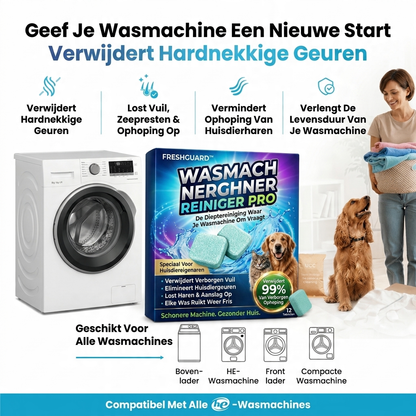 FreshGuard™ Professionele Wasmachinereiniger