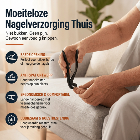 Clipora™ Nagelknipper voor Moeiteloze Precisie