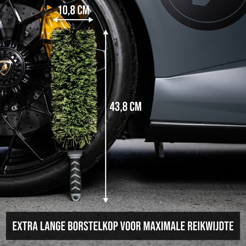 Elvirea™ Wielborstel voor Grondige Velgenreiniging