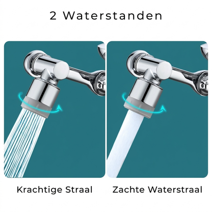 AquaFlex™ Flexibele Kraanbeluchter met 360° Rotatie