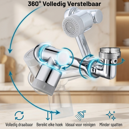 AquaFlex™ Flexibele Kraanbeluchter met 360° Rotatie