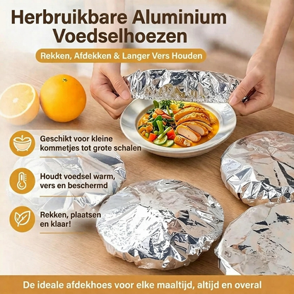 HeatGuard™ Aluminium Warmtebeschermers – Zonder Plastic