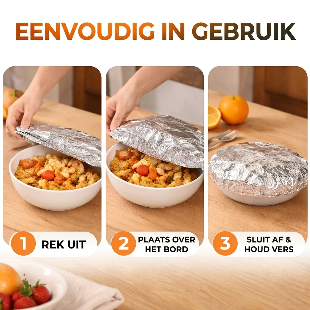 HeatGuard™ Aluminium Warmtebeschermers – Zonder Plastic
