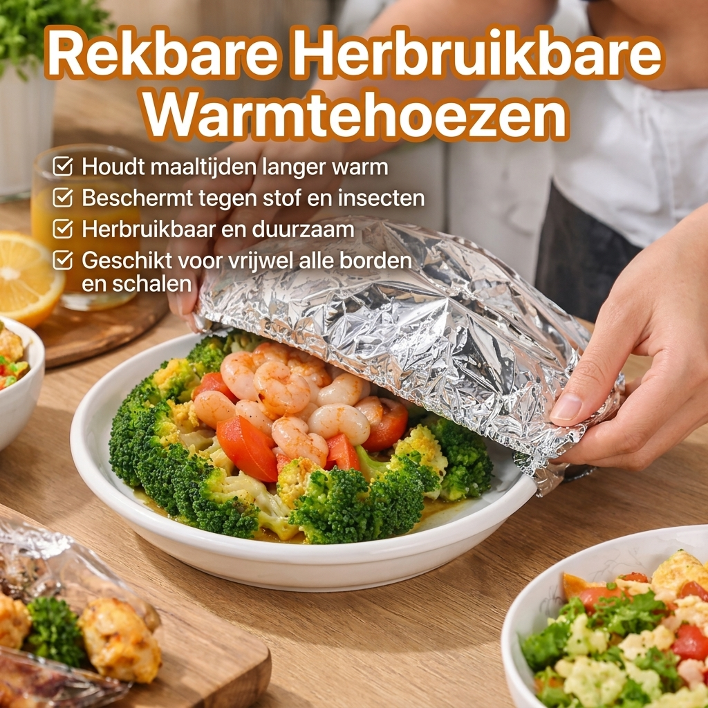 HeatGuard™ Aluminium Warmtebeschermers – Zonder Plastic
